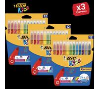 Bic Kids Kid Couleur Baby Colouring Pens Assorted - 3 Packs Bic Multicolor