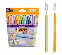 BiC Kids Fibre Tipped Pens Pastel Pack 12, none