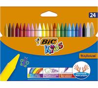 BIC Kids Plastidecor Colouring Crayons, Crayons for Drawing and Crafts, Assorted