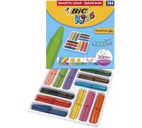 Bic Kids Plastidecor Triangle Colouring Crayons 144 Classpack