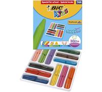 BIC Kids Plastidecor Triangle Colouring Crayons 144 Classpack