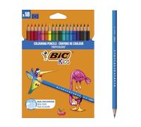 BIC Kids Tropicolors 2 Colouring Pencils 18 Pack