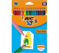 BIC Kids Tropicolors 2 Colouring Pencils 18 Pack