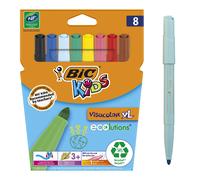 Bic 829006 Kids Visacolor Fibre Tip Pens Pack of 8
