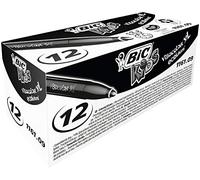 BIC Kids Visacolor XL Ecolutions, Box of 12 Black Colouring Felt Pens