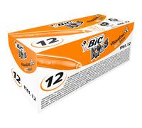 BIC Kids Visacolor XL Ecolutions Box of 12 Orange Colouring Felt Pens