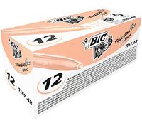 BIC Kids Visacolor XL Ecolutions, Box of 12 Pastel Pink Colouring Felt Pens