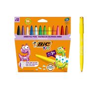BIC Kids Visacolor XL ECOlutions Colouring Pens 12 Pack