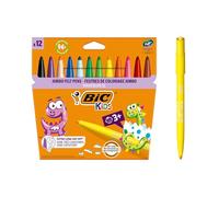 BIC Kids Visacolor XL ECOlutions Colouring Pens 12 Pack