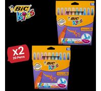 Bic Kids Visaquarelle Colouring Pens - Pack of 10 - 2 Packs Bic Multicolor