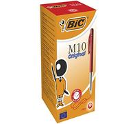 BIC M10 Original Ballpoint Pens Red 50 Box
