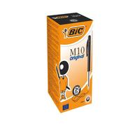 Bic M10 Clic Retractable Ballpoint Pen Medium Black Pack of 50 1199190125