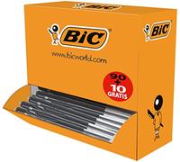 BIC M10 Medium Clic Pens Value Pack - Black (Pack of 100)