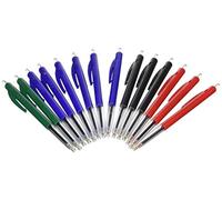 Bic M10 Original Pens - Assorted Colours, Special Blister Pack of 14
