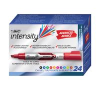 BIC Magic Dry Erase Marker Tank Style Chisel Tip Assorted Colors 24-Count packaging may vary