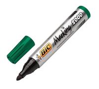 BIC Marking 2000 ECOlutions Permanent Bullet Tip Markers - Green, Box of 12