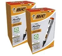 Bic Marking 2000 ECOlutions Permanent Bullet Tip Markers Red - 12 - 2 Packs Bic Multicolor