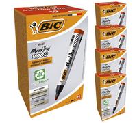 Bic Marking 2000 ECOlutions Permanent Bullet Tip Markers Red - 12 - 5 Packs Bic Multicolor