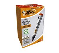 Bic Marking 2000 Round Nib Permanent Marker - Red - Pack of 12