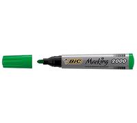 BIC Marking 2000 ECOlutions Permanent Bullet Tip Markers - Green, Box of 12