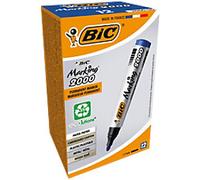 BIC Marking 2000 Permanent Marker Medium Bullet 2 - 1.7 mm Blue Non Refillable Pack of 12
