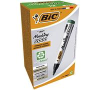 BIC Marking 2000 Permanent Markers Bullet Tip Green 12 Box