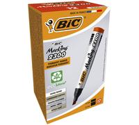 BIC Marking 2300 ECOlutions Permanent Markers - Red Colour - Box of 12 - Medium