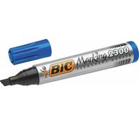 Bic Marking 2300 Round Nib Permanent Marker - Blue - Pack of 12