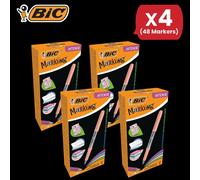 Bic Marking Fine Tip Assorted Intense Pastel Colours - 4 Packs Bic Multicolor