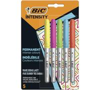 BIC Marking Intense Permanent Markers – Assorted Colours – Pack of 5