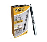 Bic Marking CD DVD Permanent Marker Pen - Black - Pack of 12