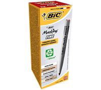 BIC Marking Pocket Permanent Marker 1.1mm Red (Box 12)