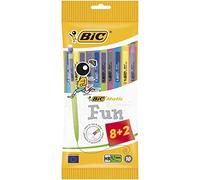 BIC Matic Combo Mechanical Pencils (Value Pack of 8, Plus 2 Free)