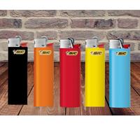 BIC Maxi Flint Lighters - Assorted Colours, 50 Lighters