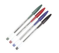 Cristal Ball Point Pens - Red - Pack of 50