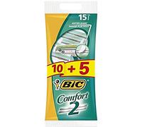Bic Men’s Comfort 2 Razor, 1 Pack of 10 + 5