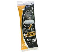 Bic Metal Men's Disposable Shaving Razors, 5-Count x 10 Packs