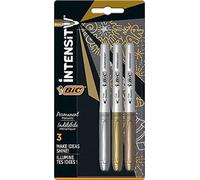 Bic Metallic Marking Colour Assorted Pack of 5, Metallic colours, 3 count (Pack