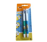 BIC Minions Original Retractable Ballpoint Pen Medium Tip (1 mm) Pack of 2 4 Colours