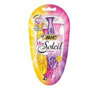 BIC Miss Soleil Colour Collection Lady Razors - Pack of 4