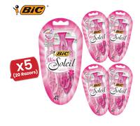 Bic Miss Soleil Disposable Women's Razors, 4 Count, Pack of 4