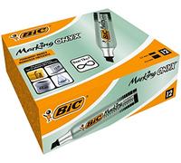 BIC Onyx Marker Chisel 1481 3.5mm - 5.5mm Box of 12 - Black