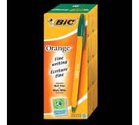 Bic Orange Ball Pen Fine Green PK20 Bic Multicolor