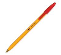 Bic Orange Ball Pen Fine Red Pk20 Bic Multicolor