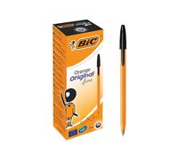 Bic Orange Fine Ballpoint Pen Black (20 Pack) 1199110114