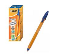 BIC Orange Original Ballpoint Pen Blue Fine 0.3 mm Non Refillable Pack of 20