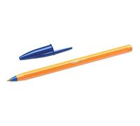 BIC Orange Ballpoint Pen Blue Fine 0.8mm Pack of 20