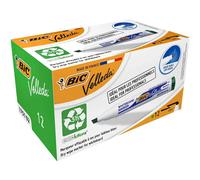 BIC Whiteboard Marker Velleda 1751 - Chisel Tip 3.7-5.5mm - Green - Pack of 12