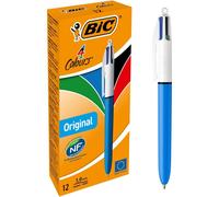 Bic Pack of 12 Assorted Colour Original Ballpoint Pen 1mm Tip