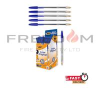 Bic Cristal Ballpoint Pen 1.0mm Tip 0.32mm Line Blue Pack of 50